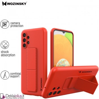 Wozinsky 4in1 švelnaus silikono dėklas - raudonas (Samsung A23/A23 5G)